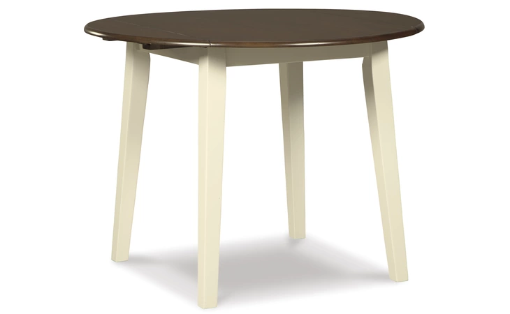 D335-15 Woodanville ROUND DRM DROP LEAF TABLE