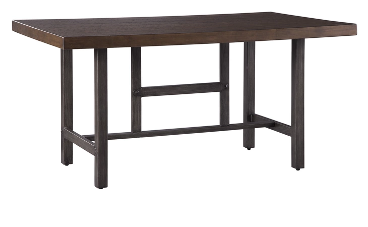 Kavara RECTANGULAR DINING ROOM TABLE ASHLEY Medium Brown D469-25