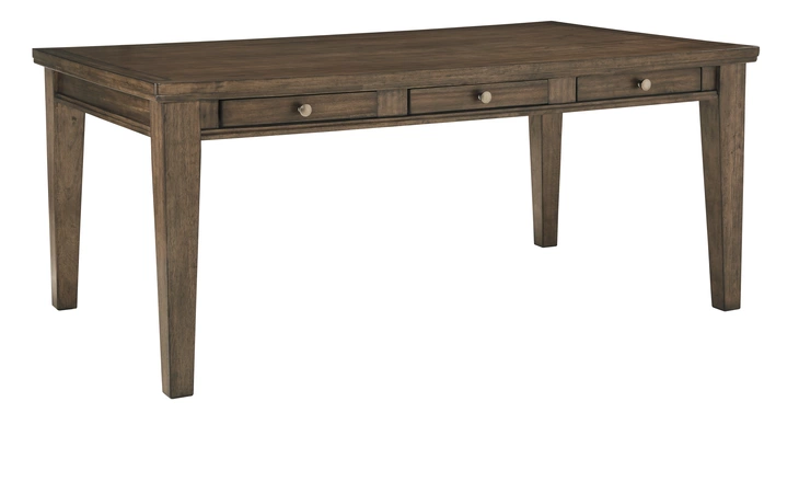 D719-25 Flynnter - Medium Brown RECTANGULAR DINING ROOM TABLE