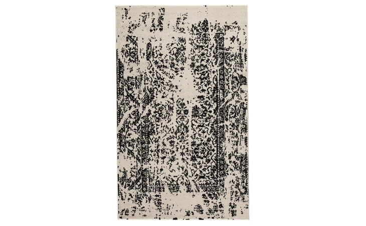 R400741 Jag - Black/Cream LARGE RUG/JAG/BLACK/CREAM