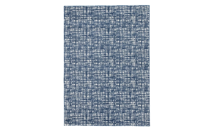 R400811 Norris - Blue/White LARGE RUG/NORRIS/BLUE/WHITE