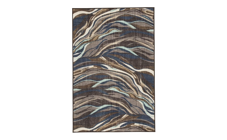 Jochebed - Blue/Brown/Gray MEDIUM RUG/JOCHEBED ASHLEY Medium Rug R402792