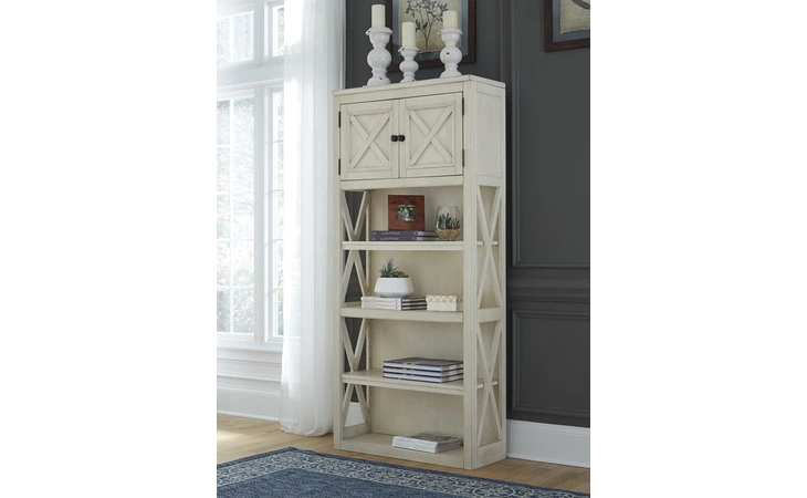 Bolanburg LARGE BOOKCASE ASHLEY Two-tone H647-17