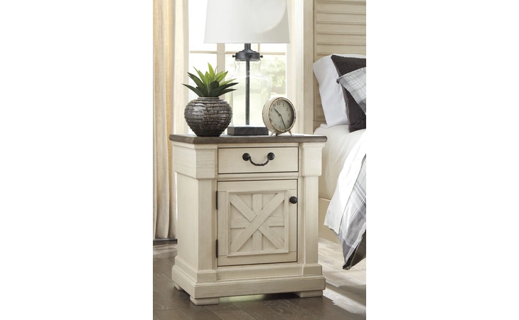 Bolanburg ONE DRAWER NIGHT STAND ASHLEY Antique White B647-191