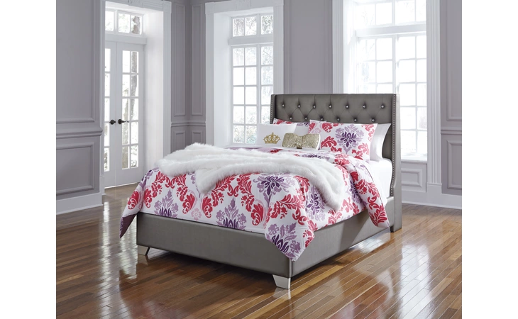 Coralayne FULL UPH PANEL HEADBOARD ASHLEY Silver B650-87