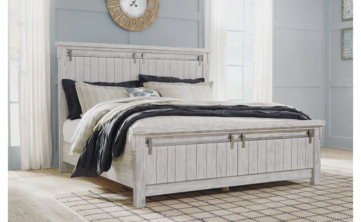 Brashland KING/CAL KING PANEL FOOTBOARD ASHLEY FURNITURE White B740-56