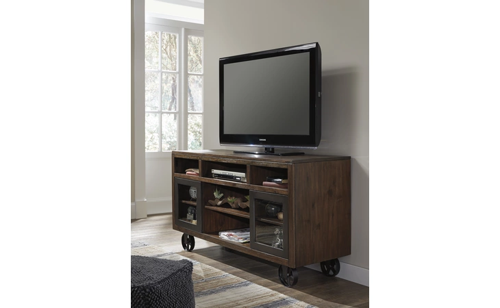 W533-30  LARGE TV STAND BARNALLOW BROWN
