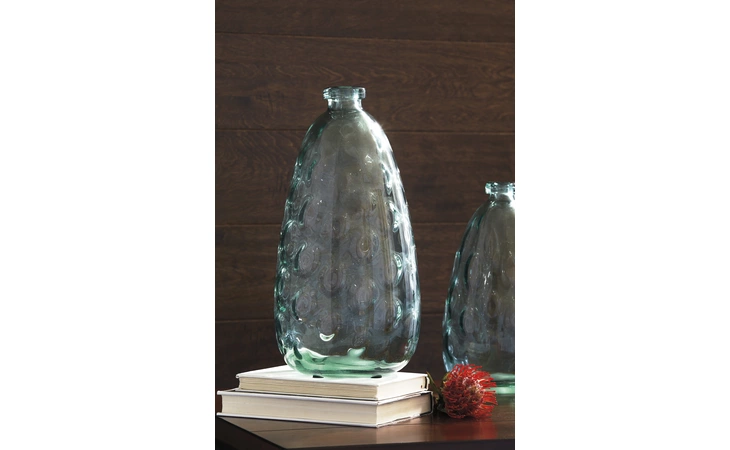 A2000292 VASE (2 CS) DEVANSH GREEN ASHLEY  A2000292