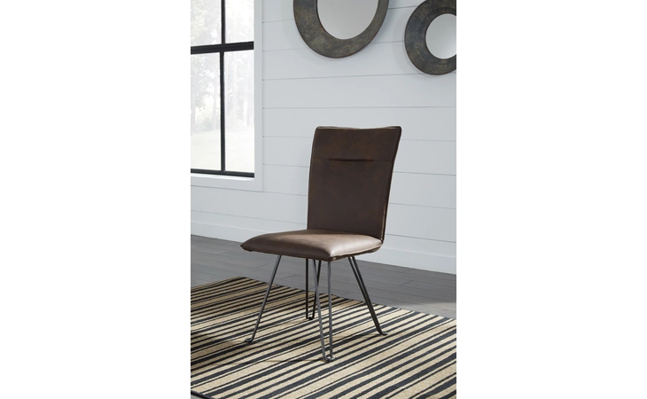 D376-01 MODDANO DINING UPH SIDE CHAIR (2 CN)