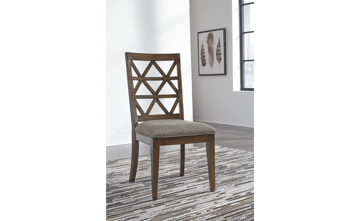 DEVASHEEN DINING UPH SIDE CHAIR (2 CN) ASHLEY  D687-01