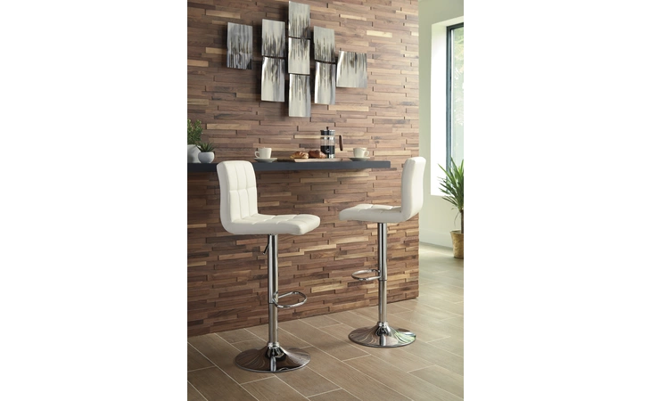 D120-230 Bellatier TALL UPH SWIVEL BARSTOOL(2/CN)