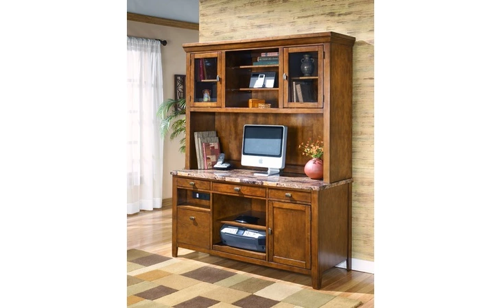 H158-49  HOME OFFICE TALL DESK HUTCH-HOME OFFICE-THEO