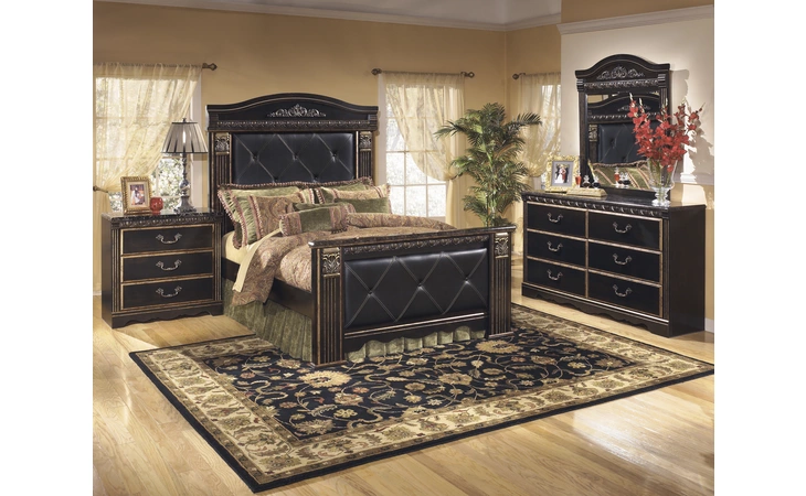 COAL CREEK QUEEN UPH MANSION FOOTBOARD ASHLEY  B175-54