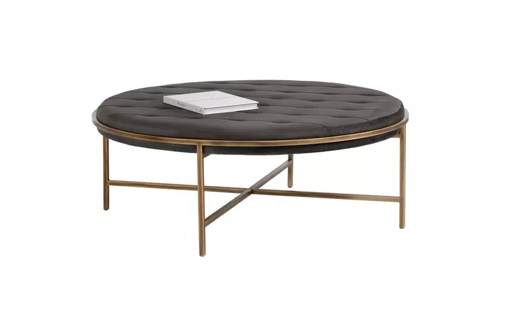 ETHEL ETHEL OTTOMAN - ROUND - PICCOLO PEBBLE SUNPAN  102772