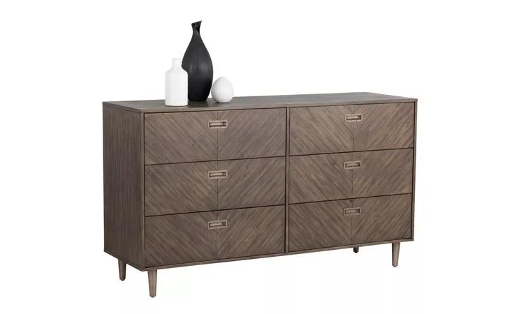 GREYSON GREYSON DRESSER - SMOKE ACACIA SUNPAN FURNITURE  102413