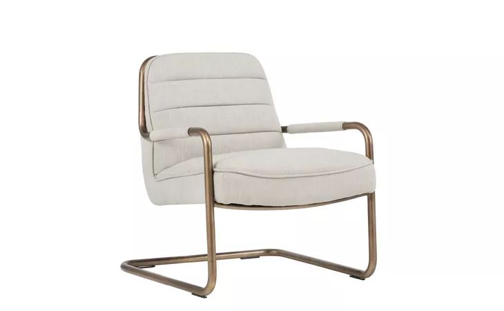LINCOLN LINCOLN LOUNGE CHAIR - BEIGE LINEN SUNPAN  102584
