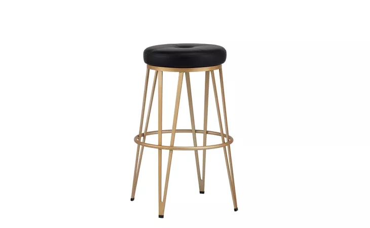 MATTHEWS MATTHEWS SWIVEL BARSTOOL - CHAMPAGNE GOLD - ONYX SUNPAN  102738