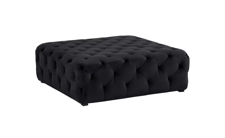MILLIE MILLIE TUFTED OTTOMAN - PICCOLO BLACK SUNPAN  102257