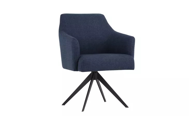 SYDNEY SYDNEY SWIVEL DINING ARMCHAIR - MIDNIGHT BLUE SUNPAN  102826