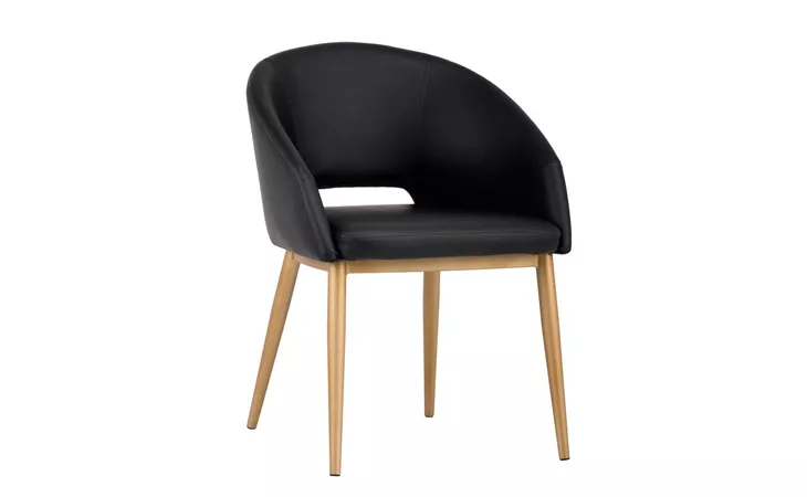 THATCHER THATCHER DINING ARMCHAIR - CHAMPAGNE GOLD - ONYX SUNPAN  102797