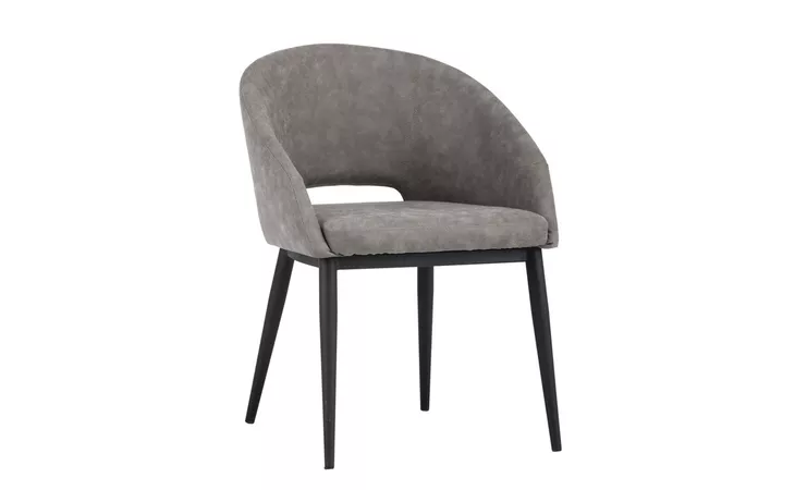 THATCHER THATCHER DINING ARMCHAIR - BLACK - ANTIQUE GREY SUNPAN  102743