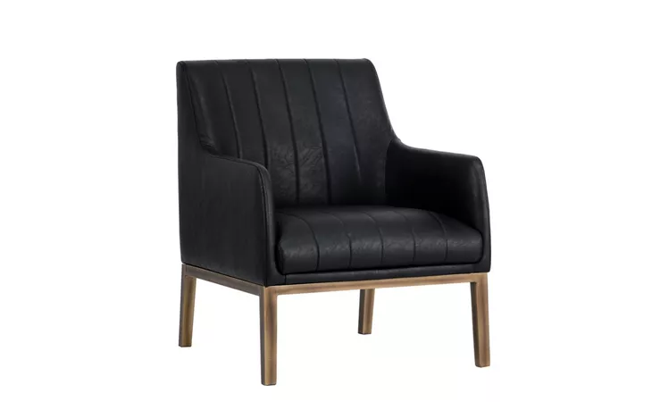 WOLFE WOLFE LOUNGE CHAIR - VINTAGE BLACK SUNPAN  102582