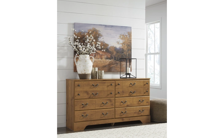 B219-31 Bittersweet SIX DRAWER DRESSER