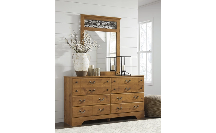 Bittersweet BEDROOM MIRROR ASHLEY Light Brown B219-36