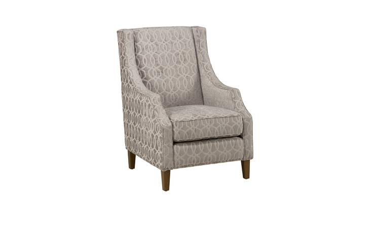 QUINN CHAIR ACCENT CHAIR W/TEXTURED OPERETTA UPH QUINN CHAIR JOFRAN  QUINN-CH-DOVE