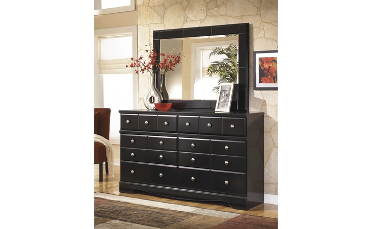 Shay BEDROOM MIRROR ASHLEY FURNITURE Almost Black B271-36