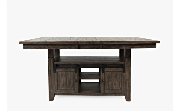 MADISON COUNTY COLLECTION HIGH/LOW DINING TABLE BASE W/BARN DOOR STORAGE MADISON COUNTY COLLECTION JOFRAN  1700-72B