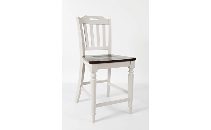 ORCHARD PARK COLLECTION SLATBACK COUNTER HEIGHT  STOOL (2/CTN) ORCHARD PARK COLLECTION JOFRAN  1771-BS420KD
