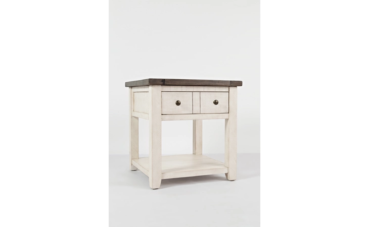 1706-3 MADISON COUNTY COLLECTION END TABLE W/DRAWER, SHELF MADISON COUNTY COLLECTION