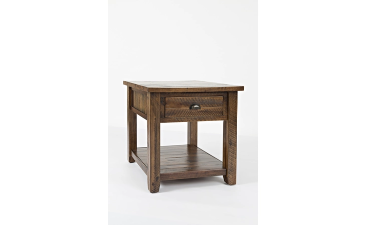 ARTISAN'S CRAFT COLLECTION END TABLE W/DRAWER, SHELF ARTISAN'S CRAFT COLLECTION JOFRAN  1742-3