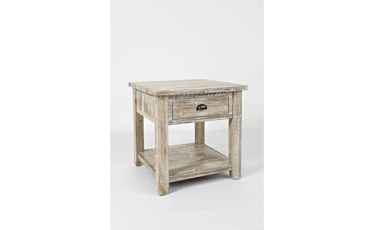ARTISAN'S CRAFT COLLECTION END TABLE W/DRAWER, SHELF ARTISAN'S CRAFT COLLECTION JOFRAN  1743-3