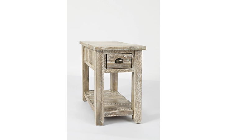 ARTISAN'S CRAFT COLLECTION CHAIRSIDE TABLE W/DRAWER, SHELF ARTISAN'S CRAFT COLLECTION JOFRAN  1743-7