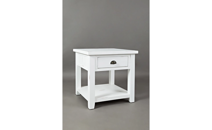 ARTISAN'S CRAFT COLLECTION END TABLE W/DRAWER, SHELF ARTISAN'S CRAFT COLLECTION JOFRAN  1744-3