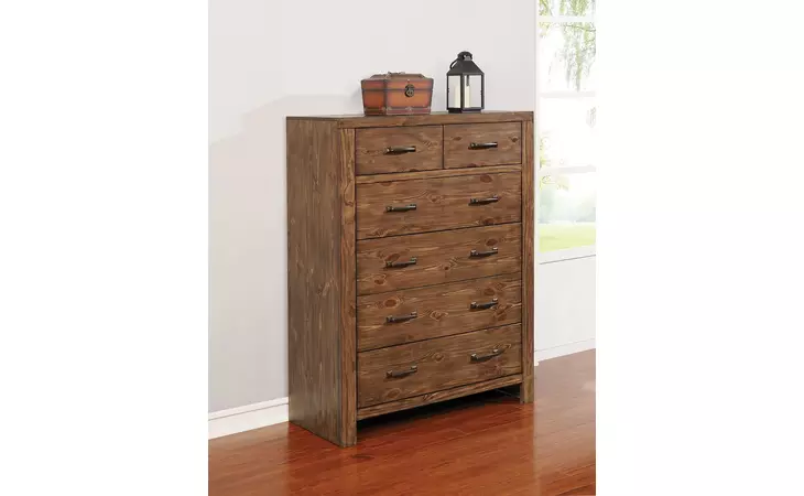 215735 REEVES MOJAVE BROWN CHEST COASTER  215735