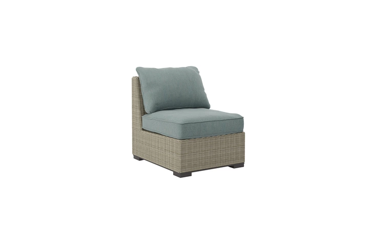 P443-846 SILENT BROOK ARMLESS CHAIR W CUSHION (1 CN)