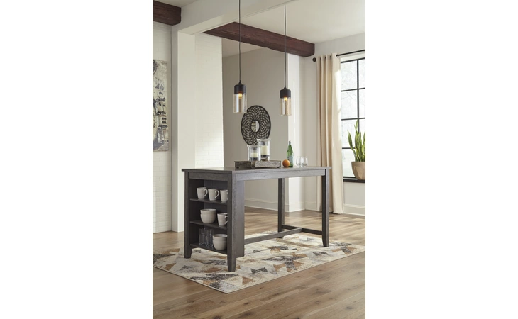 RECT DINING ROOM COUNTER TABLE ASHLEY Caitbrook Gray D388-13