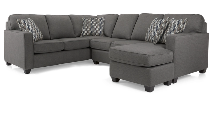 2541-32 2541 Sectional 2541-32 RHF CUDDLER PILLOWS=2