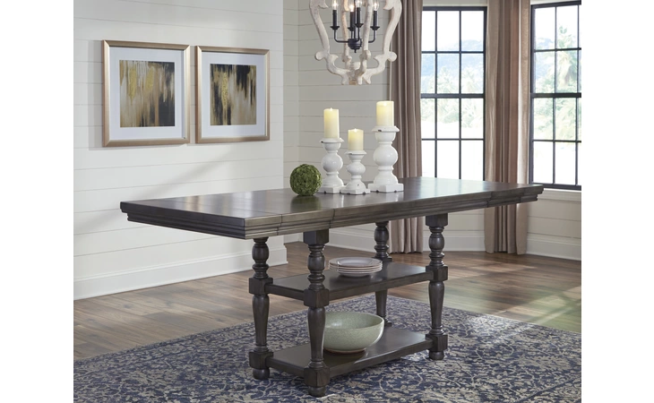 Audberry - Dark Gray RECT DRM COUNTER EXT TABLE ASHLEY  D637-32