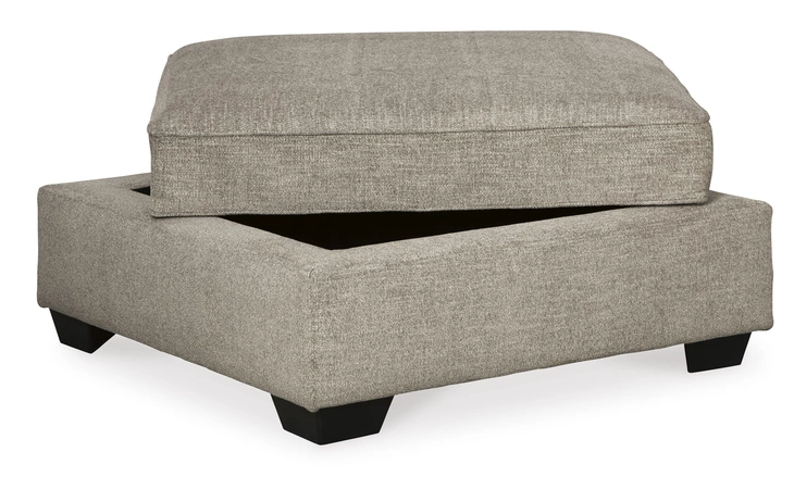 Bovarian OTTOMAN WITH STORAGE ASHLEY Stone 5610311
