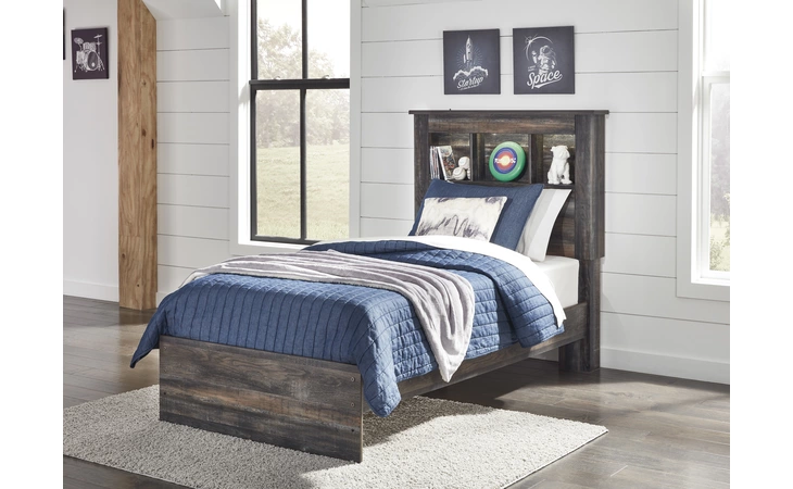 Drystan TWIN BOOKCASE HEADBOARD ASHLEY Multi B211-63