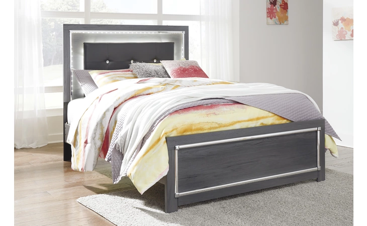 Lodanna FULL PANEL FOOTBOARD ASHLEY Gray B214-84