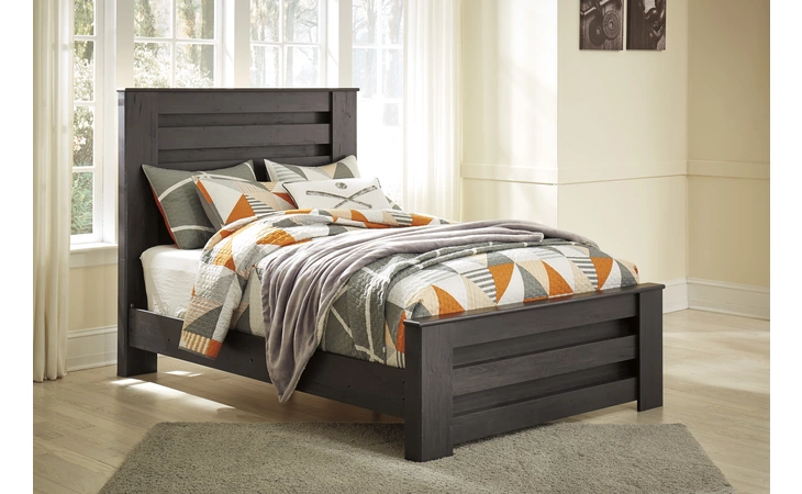 Brinxton FULL PANEL FOOTBOARD ASHLEY Charcoal B249-84