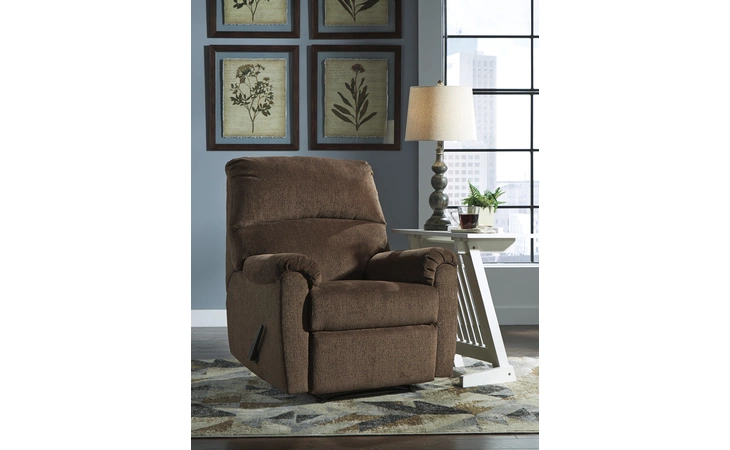 Nerviano ZERO WALL RECLINER ASHLEY Chocolate 1080229