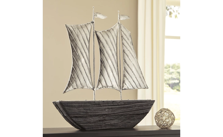 Myla - Brown/Silver Finish SCULPTURE/MYLA ASHLEY  A2000319
