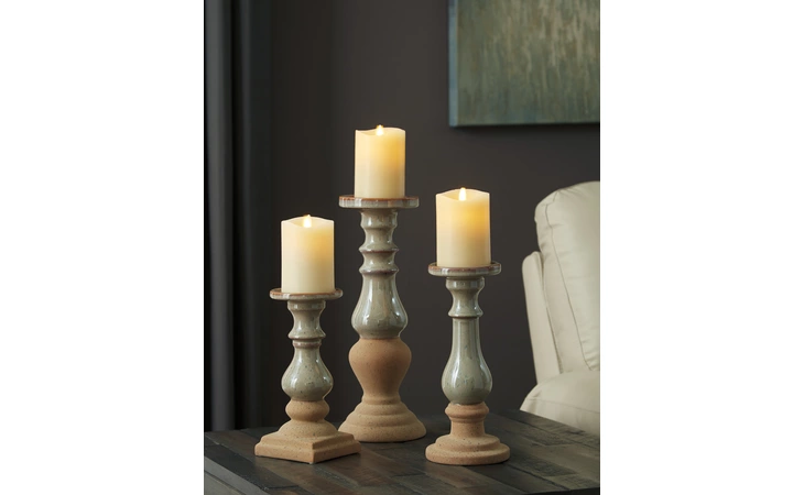 A2000354 Emele CANDLE HOLDER SET (3/CN)