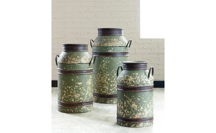 Elke MILK CAN SET (3/CN) ASHLEY  A2000366